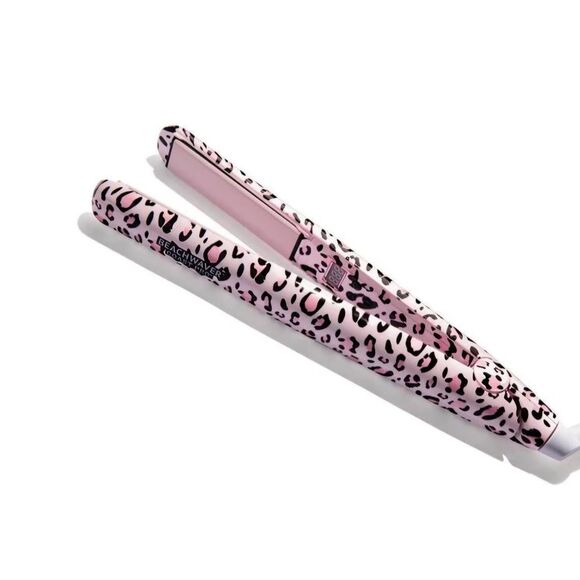 The Beachwaver Coast Pro Ceramic Styling Iron- Pink Leopord Print - Picture 2 of 9